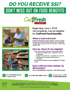 Do You Receive SSI? Don't Miss Out on Food Benefits.