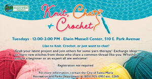 Knit, Chat, & Crochet @ Elwin Mussell Senior Center
