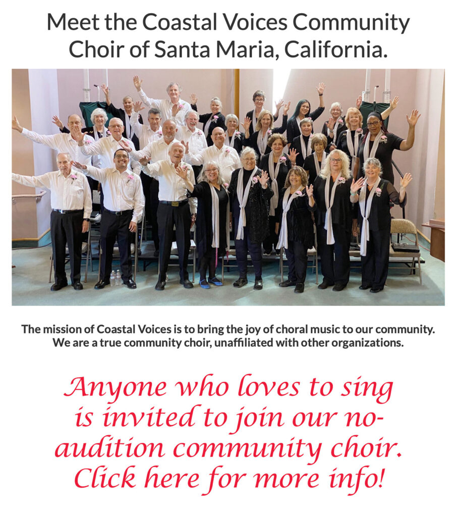 Anyone who loves to sing is invited to join our no-audition community choir. Click here for more info!